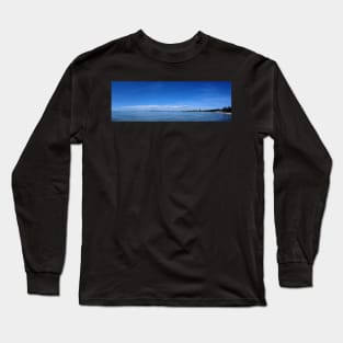 Sorrento from the Beach - Panorama Long Sleeve T-Shirt